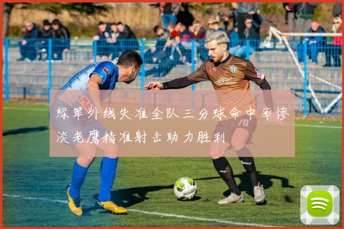 绿军外线失准全队三分球命中率惨淡老鹰精准射击助力胜利